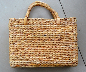 กระเป๋าชายหาดสานมือสวยผักตบชวาฤดูร้อน - Product Image 2