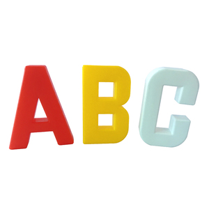60 PCS Abc <b>Blocks</b> Plastic Alphabet Letter <b>Blocks</b> Teaching Aids Building <b>Block</b> <b>Toy</b> - Product Image 2