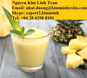 Concentré d'ananas congelé concentré de jus de fruits 100% pur 60 Brix 80L emballage de tambour 200kg - Product Image 4