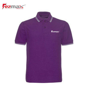 Camiseta morada para Polo para hombre, gran oferta, talla grande, diseño liso, transpirable, talla grande para camiseta polo - Product Image 4