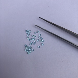 2mm Apatite bleue naturelle pierre précieuse ronde à facettes semi-précieuse vente en gros en vrac Hot Deal pierre pour sertissage de bijoux acheter boutique en ligne - Product Image 1