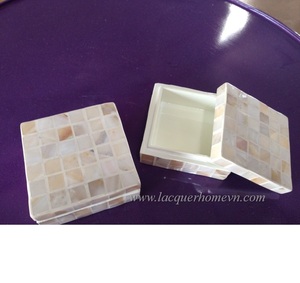 High-End สีขาวเคลือบกล่องไม้ที่มีแม่ Peal - Product Image 1