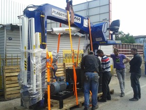 สำรับไฮดรอลิกเครนเรือทำงานเครน Jib ใหม่5ตัน - Product Image 4