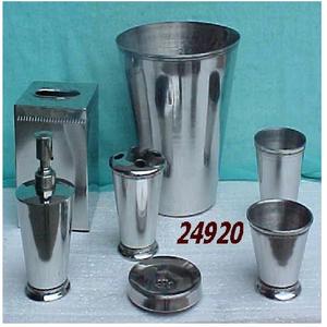 Accesorios de baño de acero inoxidable Juegos de baño martillado - Product Image 2