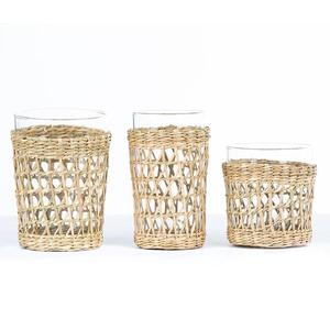 Handmade Vietnamese Seagrass Cup Holder and Storage Basket Economical Glassware for Kitchen Use Online <b>Cheap</b> <b>Products</b> - Product Image 1