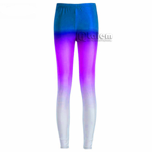 Leggings Deportivos de Secado Rápido Antibacterianos de Spandex/Poliéster con Estampado por Sublimación para Mujer, con Colores Personalizados para Entrenamiento - Product Image 5