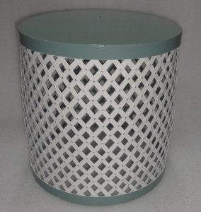 Contenedor de estaño de compost de Metal de forma redonda de alta calidad decorativo con mango diseño multifunción funcional - Product Image 4