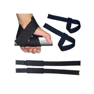 Envoltura de muñeca de algodón para levantamiento de pesas, equipo gimnástico para Fitness y culturismo, correas con logotipo personalizado - Product Image 6