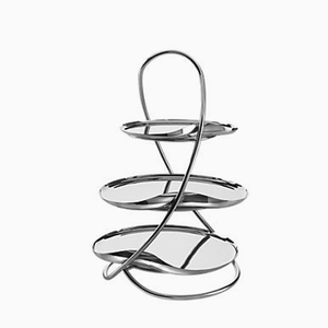 En Acier inoxydable 3 Couches Événements De Mariage Stand de Gâteau - Product Image 1