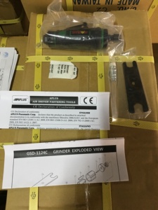 Amoladora Neumática APLUS GSD-1124C con Carcasa Compuesta, Amoladora de Aire con Mandril de 6 mm y Escape Trasero - Product Image 5