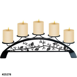 เชิงเทียนสำหรับตกแต่งบ้านในเหล็กโลหะ - Product Image 6
