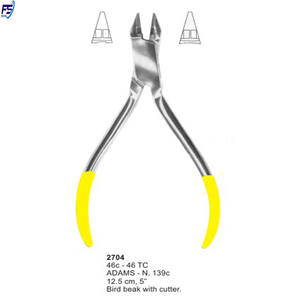 FRESNO SURGE Fermoir à élingue et pince à cintrer les fils Pince orthodontique dentaire Fig.28 14 Cm,5 1/2 ''FS:2699 - Product Image 6