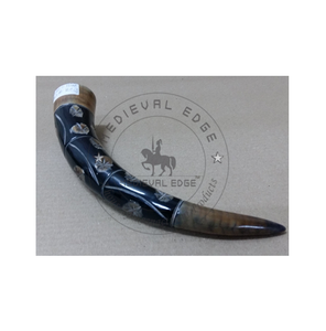 Diseño personalizado antiguo vikingo inspirado beber 100% taza de cuerno original con soporte fabricante fábrica India - Product Image 3