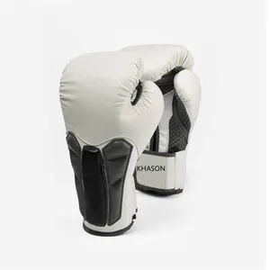 LOGO PERSONNALISÉ GANTS DE BOXE LACETS 8OZ EN CUIR DE VACHE avec BOÎTE pour UNE UTILISATION SPORTIVE en TAILLES 10OZ/12OZ - Product Image 1