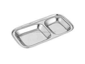 Bandeja de desorden oriental de acero inoxidable/bandeja de 6 compartimentos - Product Image 2