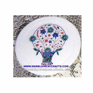 Handmade Inlay Marble Plate - Product Image 1
