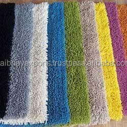 Tapis de bain 100% coton coloré anti-dérapant antibactérien à la mode avec fournisseur de motif Shaggy - Product Image 2