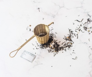 ตาข่ายลวดทองเหลืองด้ามยาวใบชา Infuser หลวม - Product Image 1