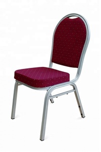 Silla de apilamiento de aluminio, respaldo redondo - Product Image 4