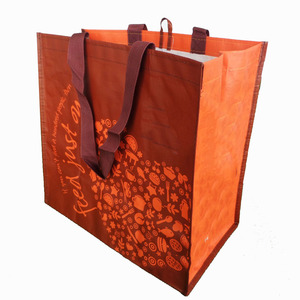 Sac de courses en PP tissé avec poignées en sangle PP et construction en tuyau en U, taille et couleur personnalisables, utilisation confortable, design agréable - Product Image 1