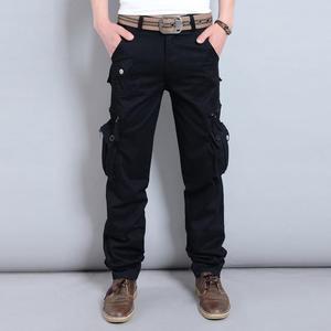 Pantalones Cargo Personalizados de Moda para Hombre, de Alta Calidad, 100% Algodón, Cintura Media, Cierre de Botones, Antiarrugas, Ecológicos y de Secado Rápido - Product Image 2