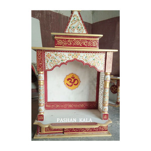 Château en marbre, pierre blanche, Design coloré, style marbre - Product Image 1