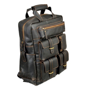 Men's <b>Leather</b> <b>Backpack</b> Luxury Designer Famous Custom Logo Unisex Vintage Plain Men Women Genuine <b>Leather</b> <b>Backpack</b> Outdoor <b>Laptop</b> - Product Image 3