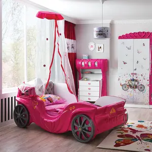 Prinzessin Mädchen Kinder zimmer-Prinzessin zimmer-Mädchen Bett-SUPERCARBEDS