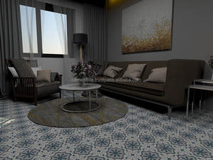 Azulejo de Cemento Encaustic CTS 1.16, 150x150 mm, Moderno, Antideslizante, para Interiores, Hecho en Vietnam, Alta Calidad, Exportación a Estados Unidos para Villas - Product Image 5