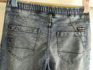 Hard Core Hommes Élégant Hiver Coton Denim Joggers Adulte Vêtements Stock - Product Image 6