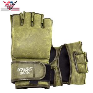 Gants de boxe en cuir PU de haute qualité, gantelets de combat et d'entraînement MMA, gantelets - Product Image 6