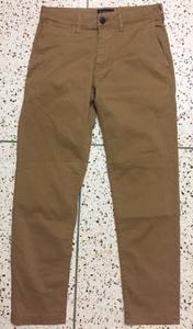 กางเกงชิโนทรงตรงเข้ารูปและยืดได้ทำจากผ้าฝ้ายสวมใส่สบายสำหรับผู้ชาย - Product Image 2