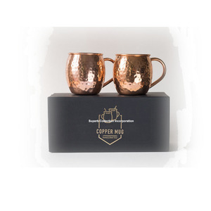 Nuevo diseño de cobre, taza de mula de Moscú, taza de cobre de lujo y moderna para cerveza - Product Image 2