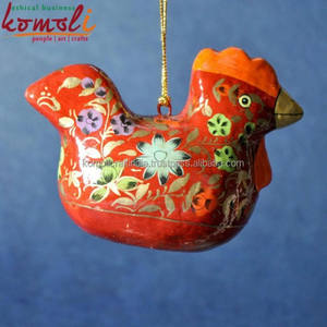 นกกระเต็นเครื่องประดับนกกระเต็นทำมือทาสีเป็นมิตรกับสิ่งแวดล้อม - Product Image 5