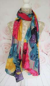 Wholesale Organic Custom Printed <b>Scarf</b> Top Quality Head Hair Lady <b>Scarves</b> Beautiful Products 2024 - Product Image 4