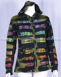 STYLISH DESIGN <b>ENZYME</b> WASH BOHEMIAN LADIES HOODIE CSWJ 476 - Product Image 2