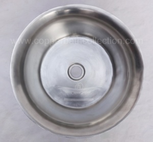 Lavabo de metal de cocina de estilo moderno encimera de cobre liso de la India opciones al por mayor disponibles - Product Image 5