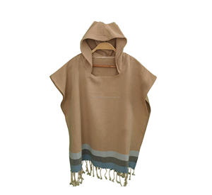 Bébé à capuchon Serviette Pestemal Poncho pour Enfants PNC-MDS-ORN À Capuche Enfants Poncho Collection - Product Image 2