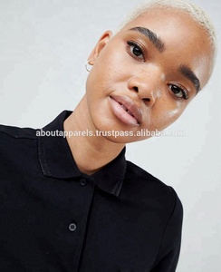 Vente en gros polo gris uni à demi-manches pour hommes et femmes jersey tricoté brodé imprimé personnalisé motif floral décontracté - Product Image 2