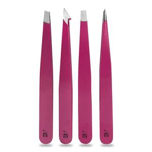 Juego de Pinzas Profesionales Personalizadas de 4 Piezas para Cejas y Pestañas, Pinzas Largas y Puntiagudas con Estuche 2026, ¡EN OFERTA! - Product Image 4