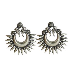 925 Sterling <b>Silver</b> Plain <b>Stud</b> Earring For Women High Quality New Design Indian Handmade Jewelry <b>Silver</b> Plated For Anniversary - Product Image 1