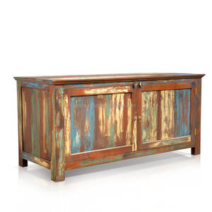 ตู้ไม้โบราณสไตล์เอเชียสำหรับห้องน้ำ แบบสำหรับอ่างล้างหน้า-เฟอร์นิเจอร์ไม้ - Product Image 2