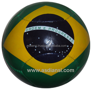 Ballons de football et de soccer d'entraînement en cuir de qualité supérieure, PVC, PU, latex, avec logo personnalisé imprimé, pour promotions, ballons de football à drapeau - Product Image 4