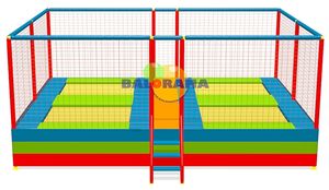 4 Bed Junior <b>Trampoline</b> - Commercial <b>Large</b> <b>Trampolines</b> - Special <b>Trampoline</b> Manufacturer - Product Image 4