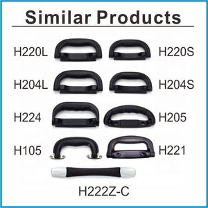 Poignée en plastique noir de vente chaude pour pièces et accessoires de sac compatibles H107 de remplacement de boîte - Product Image 5