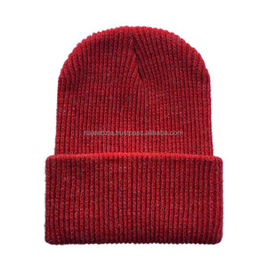 Super qualité 100% acrylique hiver chaudement personnalisé bonnet tricoté chapeau Logo personnalisé casquettes bonnet unisexe pour hommes hiver tricoté chapeaux - Product Image 1