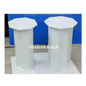 Fabricant et fournisseur de bases de table en marbre blanc pur - Product Image 1