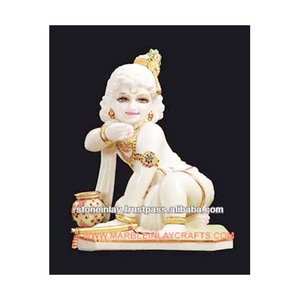 Lord Krishna Marble Statue - Product Image 1