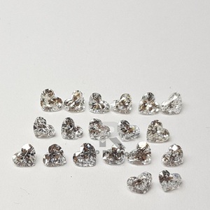 Diamante Sintético Blanco HPHT, Corte Corazón, Diamante HPHT Cultivado en Laboratorio, Color GHI, 0.30 0.39 Quilates, Pureza VVS, Pulido, 10 Moh's - Product Image 3