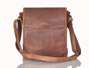 Sacs à bandoulière décontractés de haute qualité personnalisés Vintage 100% fermeture à rabat en cuir véritable avec logo personnalisé sacs à main - Product Image 3